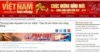 Tạp chí Việt Nam Hội Nhập với bài viết: THƯƠNG HIỆU AQUASHI VỚI SỨ MỆNH “TRAO ĐI SỨC KHỎE CHO CỘNG ĐỒNG"